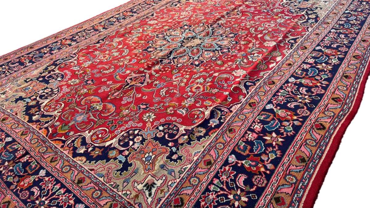 Persian Sabzevar Carpet 394cm x 287cm Hand Knotted