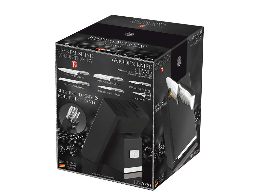 Berlinger Haus  Multi-functional Wooden Block for Knives (READ THE FULL DESCRIPTION)