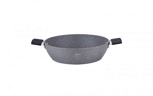 Berlinger Haus - 28 cm Gray Stone Touch Line Oven Safe Shallow Pot (READ DESCRIPTION)