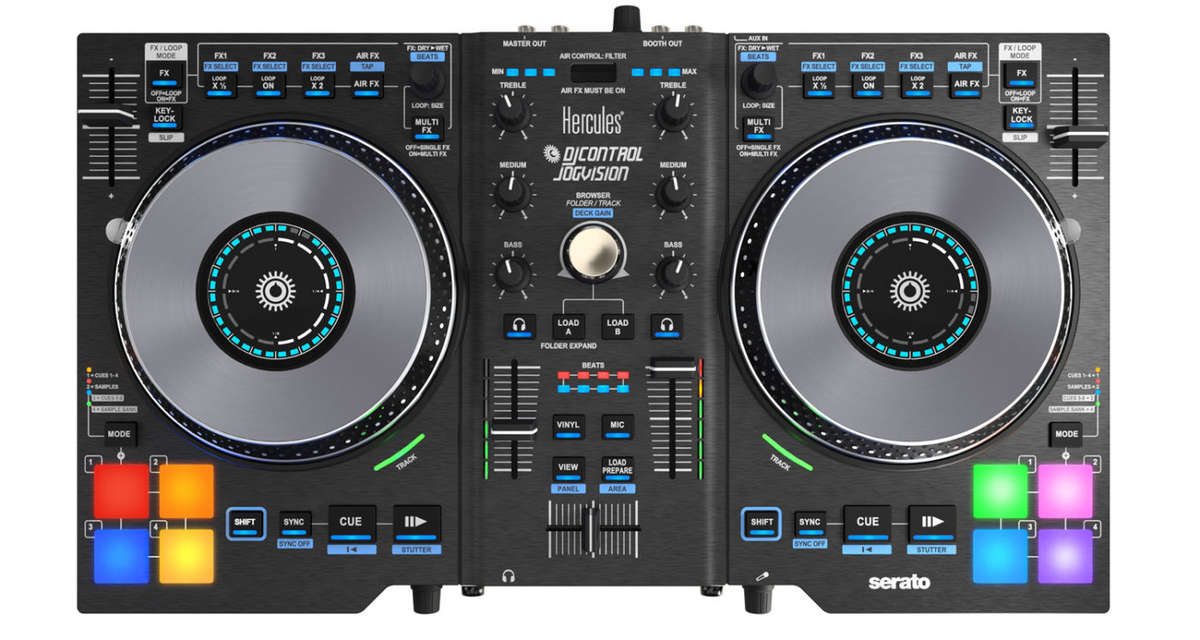 Hercules DJ Control Jogvision DJ controller (Serato)