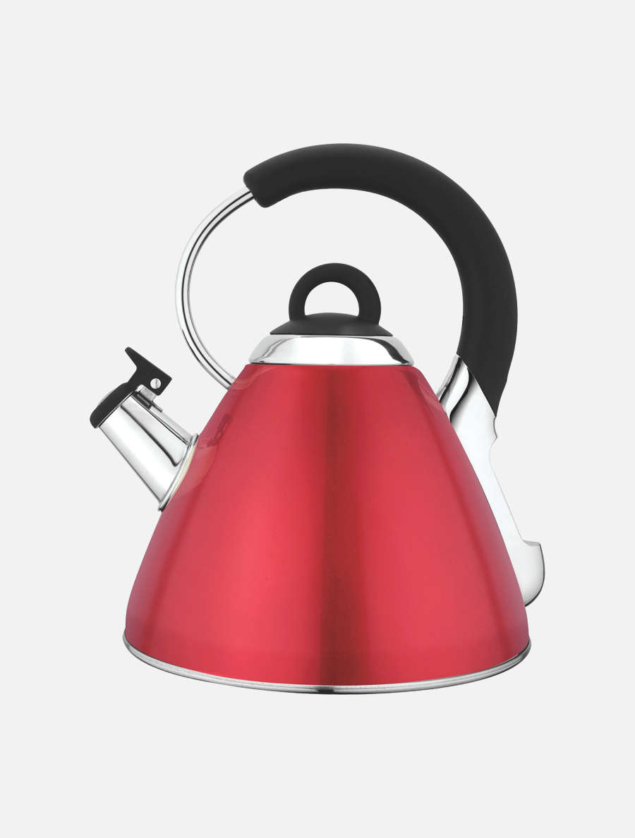 Snappy Chef 2.2L Whistling Kettle - RED