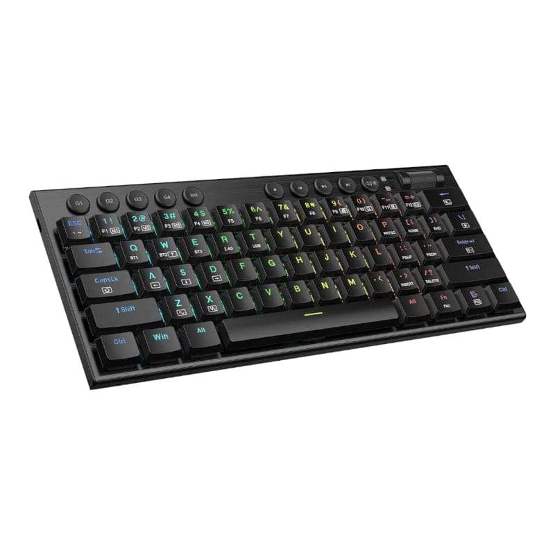 REDRAGON Horus Mini Pro 61Key Wireless Bluetooth Red Switch RGB Low Profile Gaming Mechanical Key...