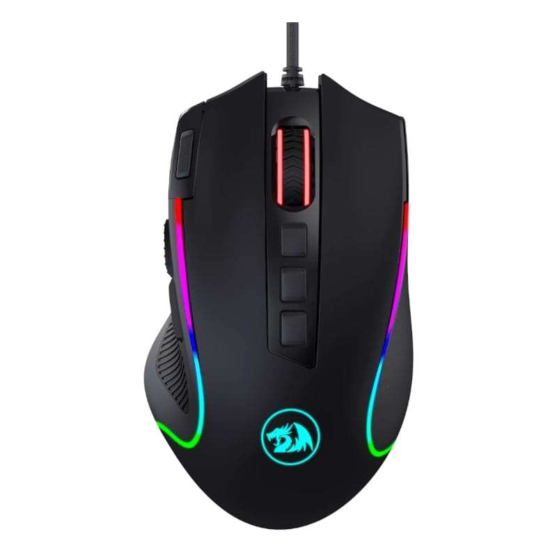 Redragon M612 Predator 4000DPI RGB Ergo Gaming Mouse - Black