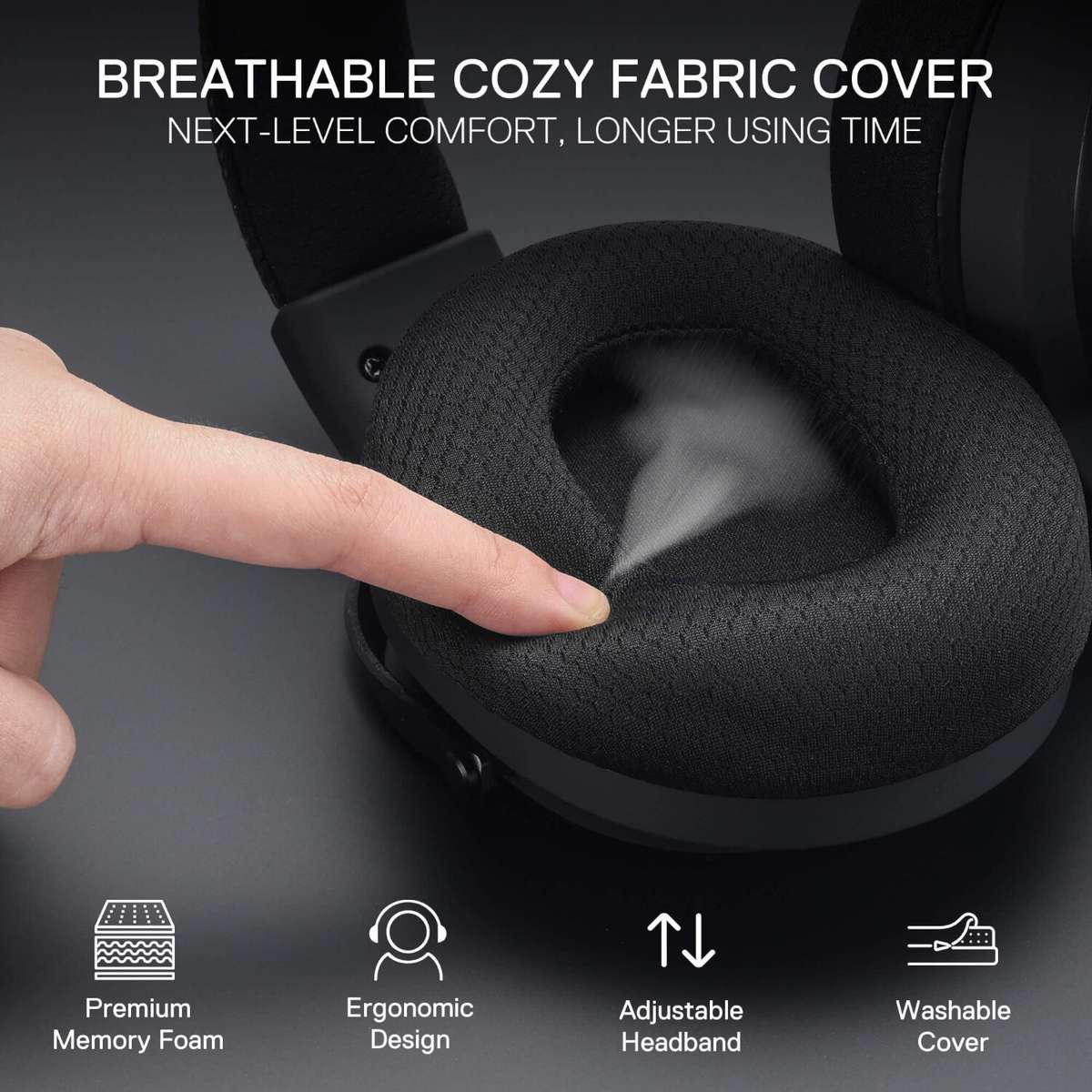 Redragon Arrow Pro H858 Wireless Gaming Headset (Bluetooth + 2.4GHz)