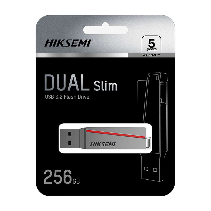128GB HIKSEMI Dual Slim USB3.2 Flash Drive