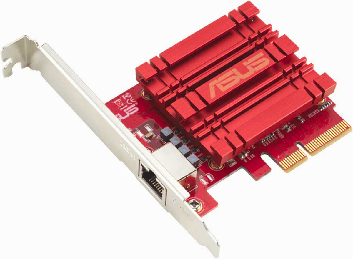 ASUS XG-C100C V3 10Gbps PCIe Network Adapter-RJ45( Red/S)
