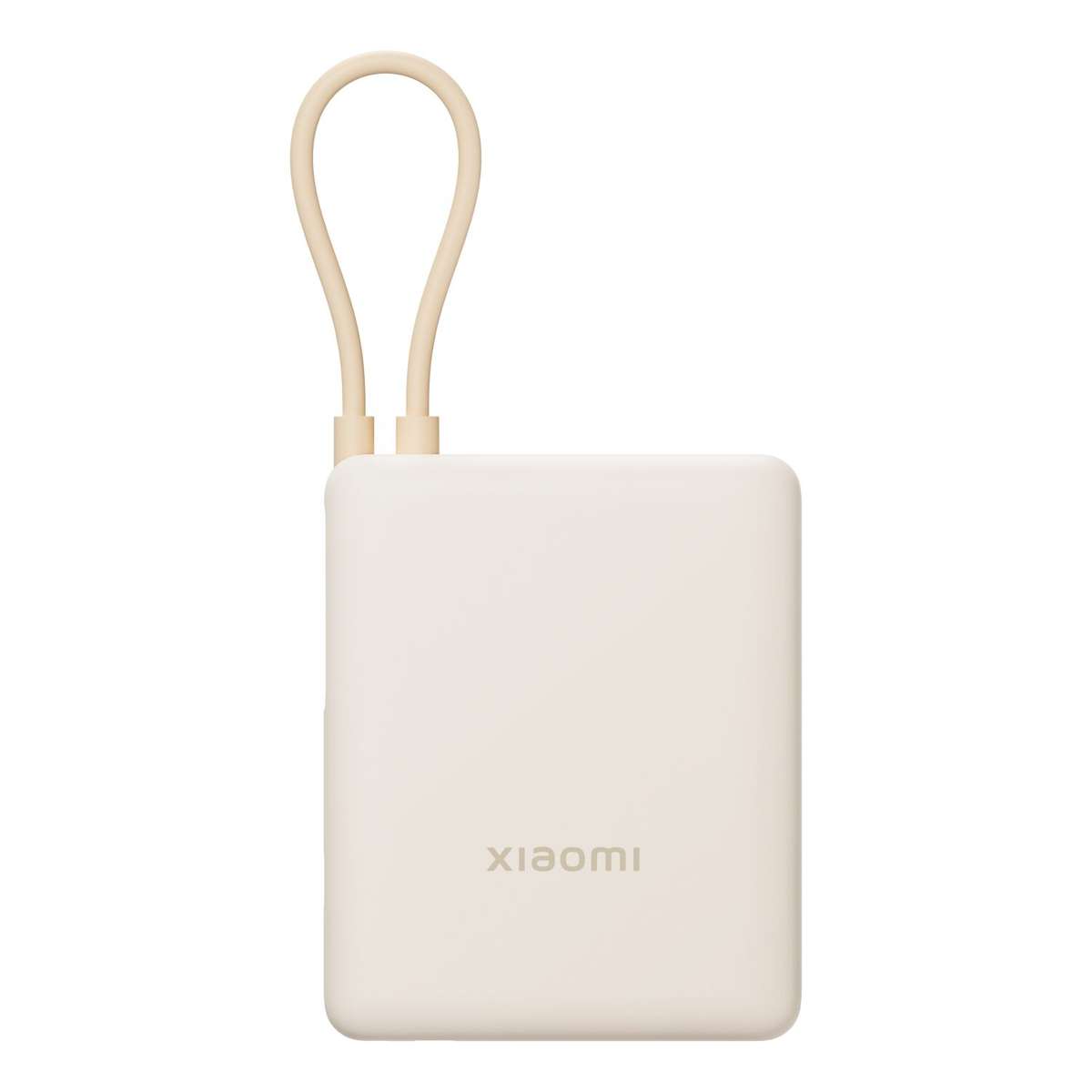 10,000mAh Xiaomi 33W Power Bank (Integrated Cable) - Tan