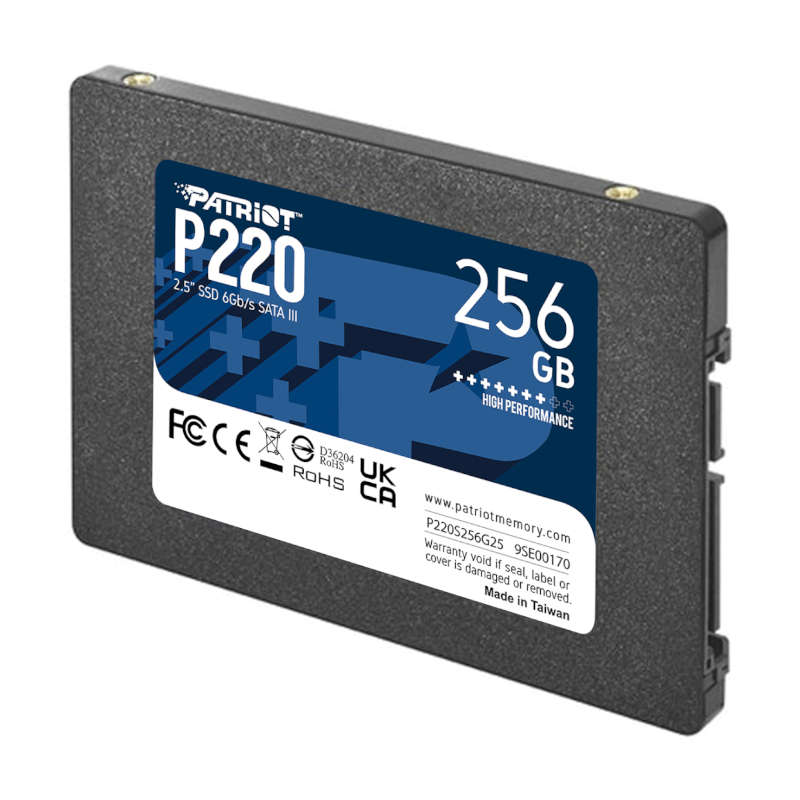 256GB Patriot P220 2.5" SSD