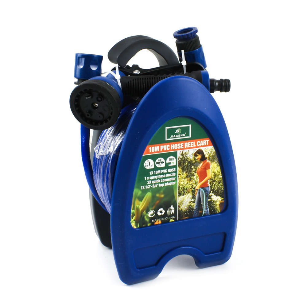 10m Garden Hose Car Wash Hose with Multi-function Nozzle Reel