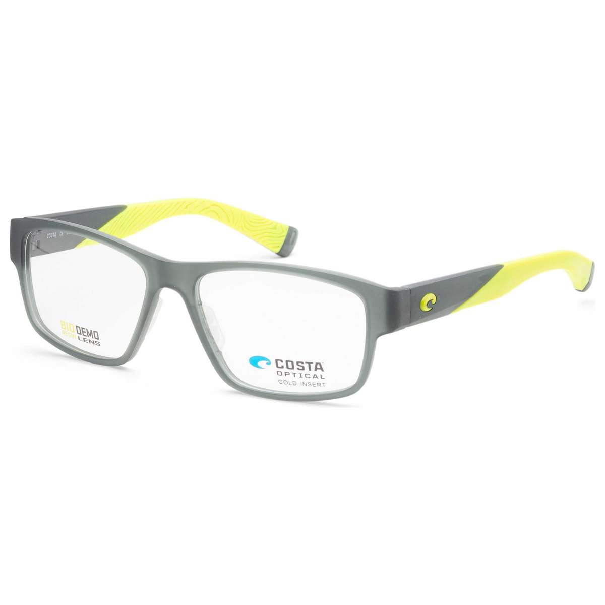 Costa del Mar Ocean Ridge  Men's  Black  Rectangular  Opticals