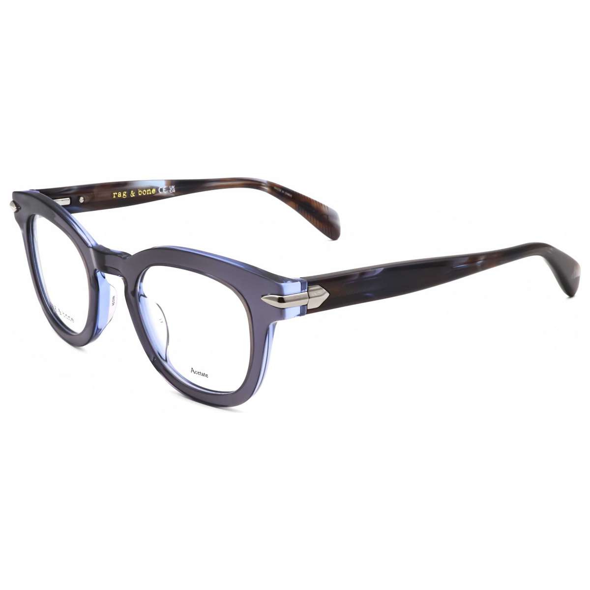 Rag & Bone Men's  Grey  Round  Opticals