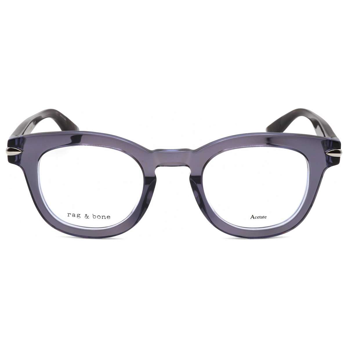 Rag & Bone Men's  Grey  Round  Opticals