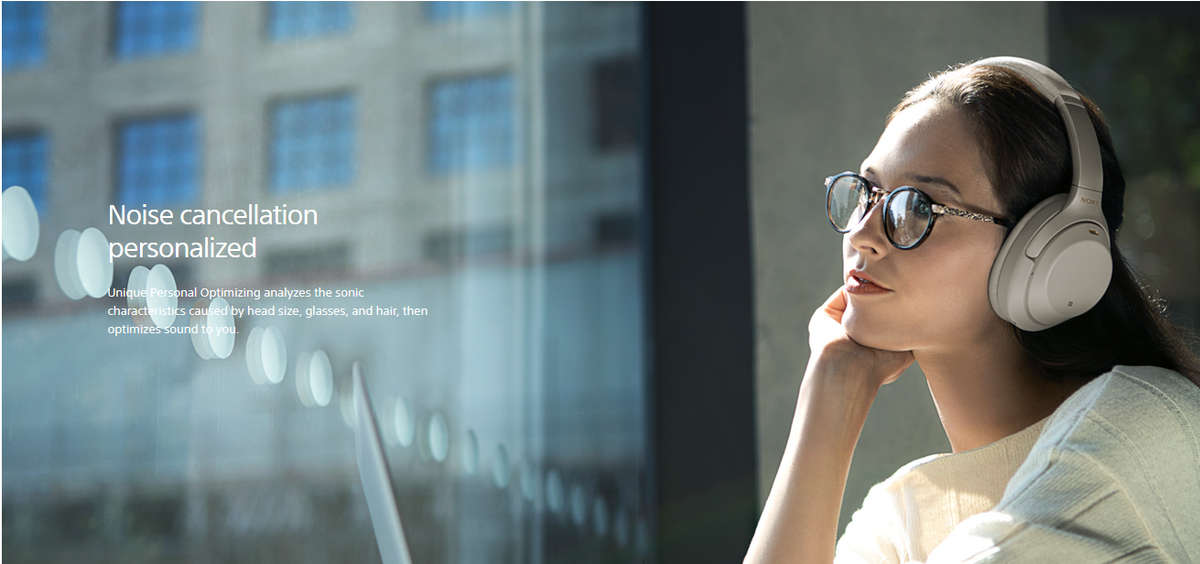 Sony WH-1000XMK3 Wireless Bluetooth NFC Headphones - Silver