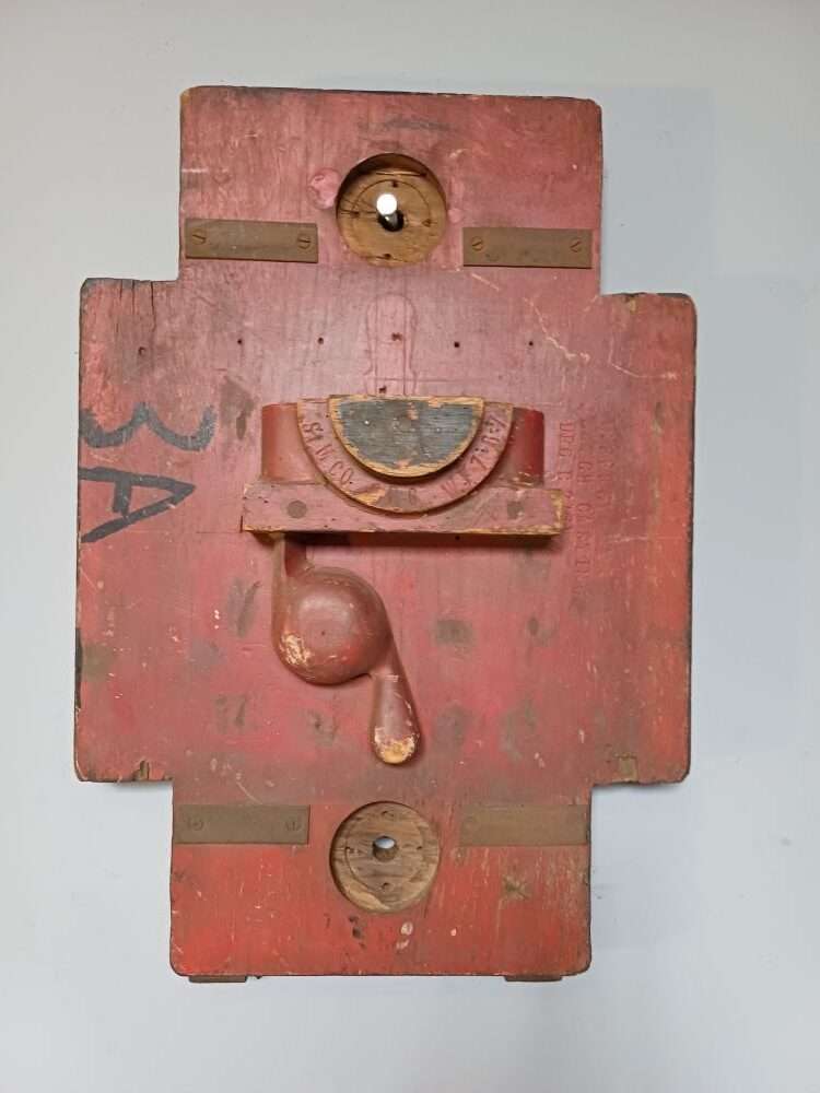 Red Industrial Pattern Mould Wall Hanging - SIMCO Latch Casting WF7 6 7 (3A)