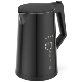 AENO EK7S Smart Electric Kettle, Wi-Fi, 1.7L, Temp Control, Strix, Black