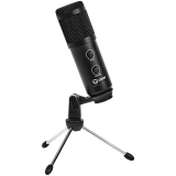 LORGAR Soner 313, Gaming Microphones, Black, USB condenser microphone with Volume Knob &amp; Echo...