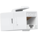 Ubiquiti UniFi UACC-Keystone-Coupler-C6 Cat6 keystone coupler, Easy snap-in installation on a bla...