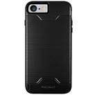 MACALLY - K-Stand - Case/Stand and Credit Card Holder for the Apple iPhone 7 - Black