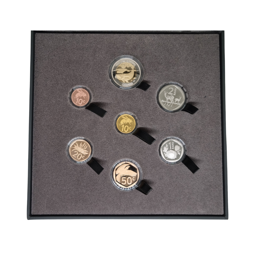 2024 South Africa Gold Proof Set with Original 4th Decimal Book