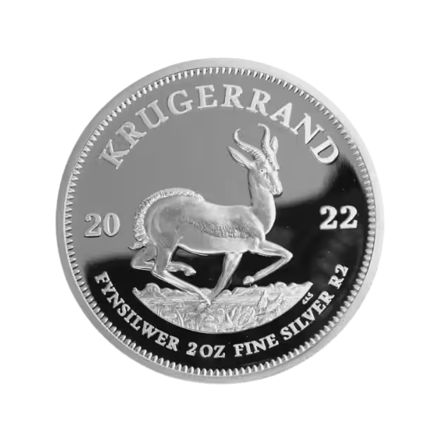 2022 South Africa 2oz Fine - Silver Proof Krugerrand