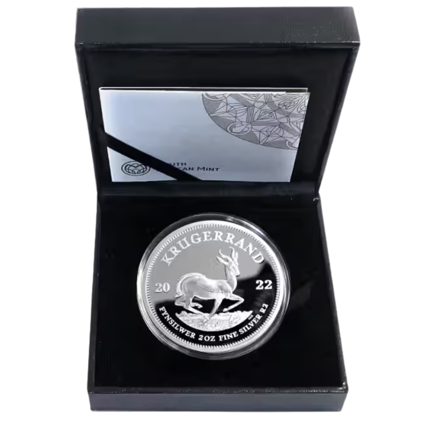 2022 South Africa 2oz Fine - Silver Proof Krugerrand