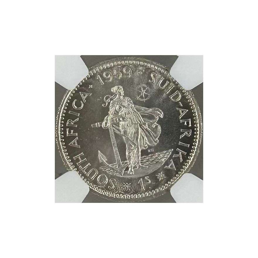 1959 South Africa 1 Shilling MS 63 NGC