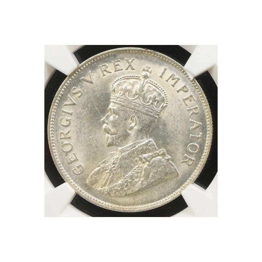1924 South Africa 2.5 Shillings MS 62 NGC