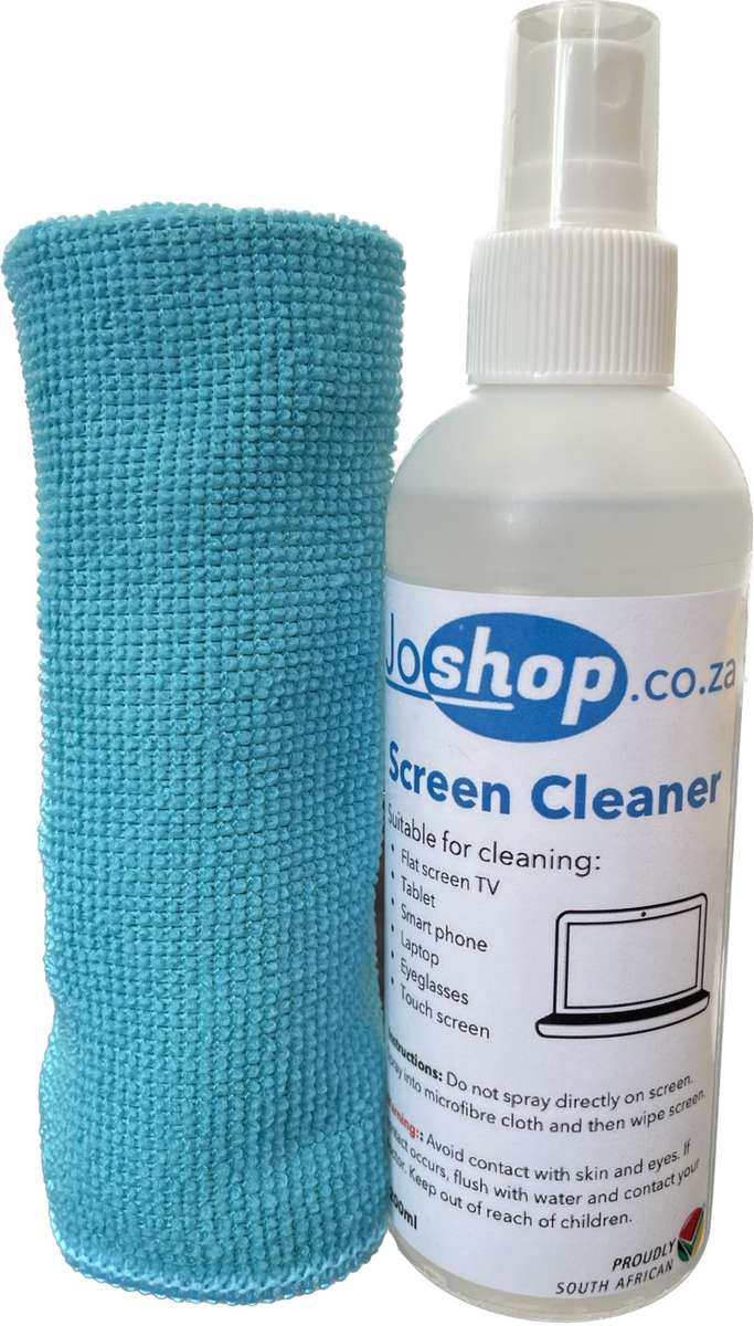 Screen Cleaner Spray with Microfibre Cloth