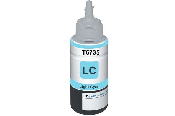 Epson T6735 Light Cyan CISS 70ml Ink Bottle - Compatible