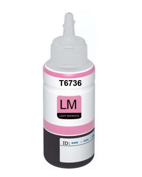 Epson T6736 Light Magenta CISS 70ml Ink Bottle - Compatible