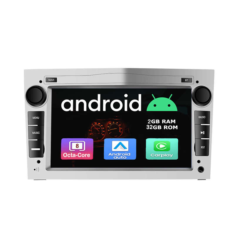 OPEL ASTRA CORSA ANDROID SILVER GPS NAVIGATION BLUETOOTH USB RADIO UNIT SYSTEM