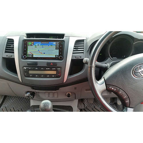 Toyota Hilux Fortuner Double Din Android Touch Screen GPS Navigation Bluetooth USB Radio Unit With C
