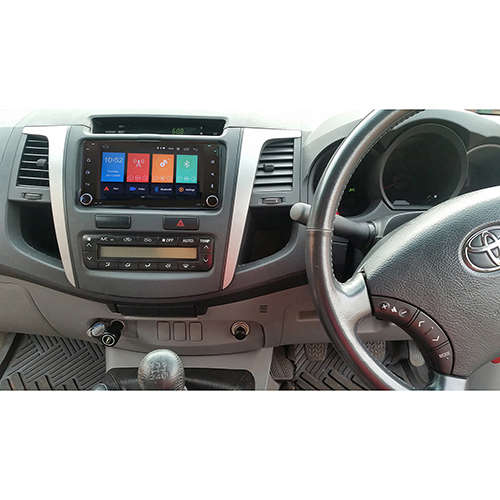 Toyota Hilux Fortuner Double Din Android Touch Screen GPS Navigation Bluetooth USB Radio Unit With C