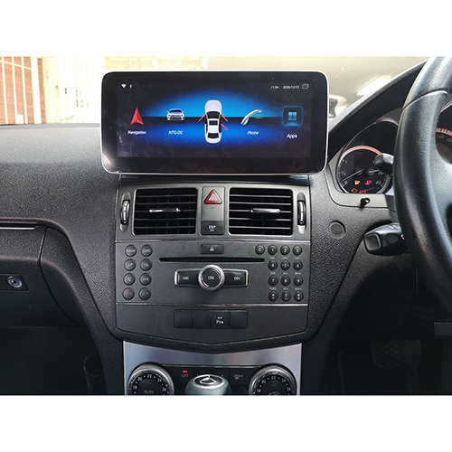 Mercedes Benz C-Class W204 2007 - 2011 Android 10.25 inch GPS Navigation Bluetoot Radio Unit