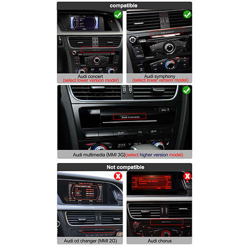 Audi A4 B8 A5 S4 S5 2009 - 2016 Android 10.25 inch GPS Navigation Bluetooth Radio Unit System