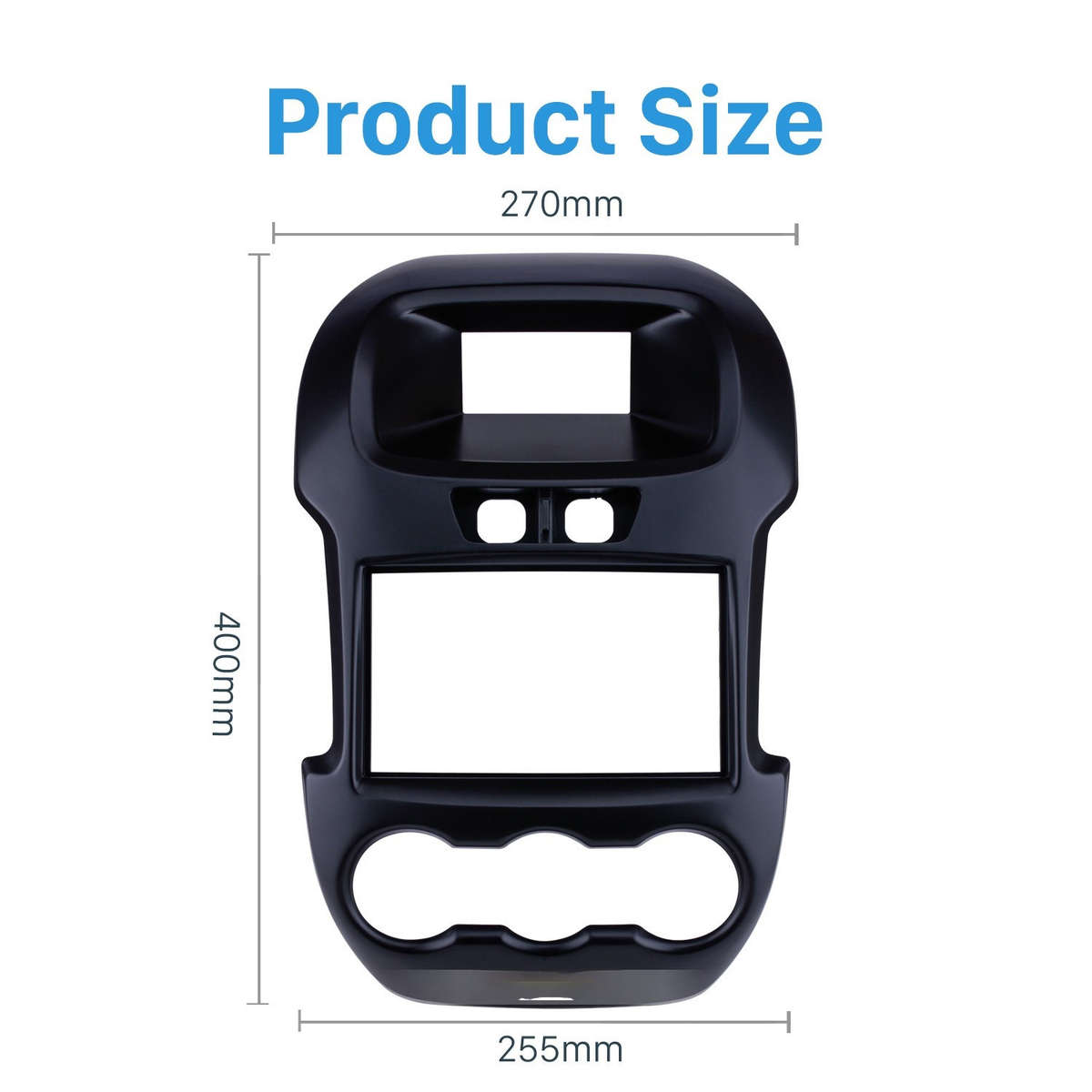 Radio Fascia Trim Plate For Ford Ranger 2011 2012 2013 2014 2015 2016 with Central Locking and hazar