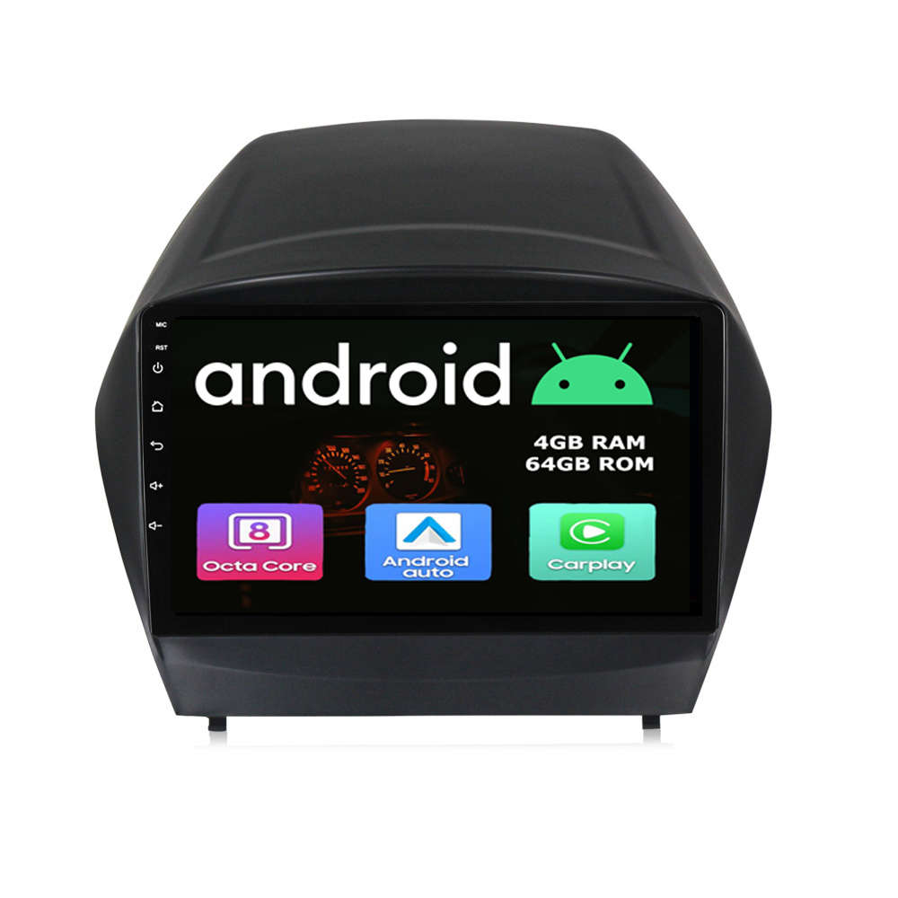 Hyundai Santa Fe IX35 2009 - 2015 Android Touch Screen 9 inch GPS Navigation Radio Unit with Carplay