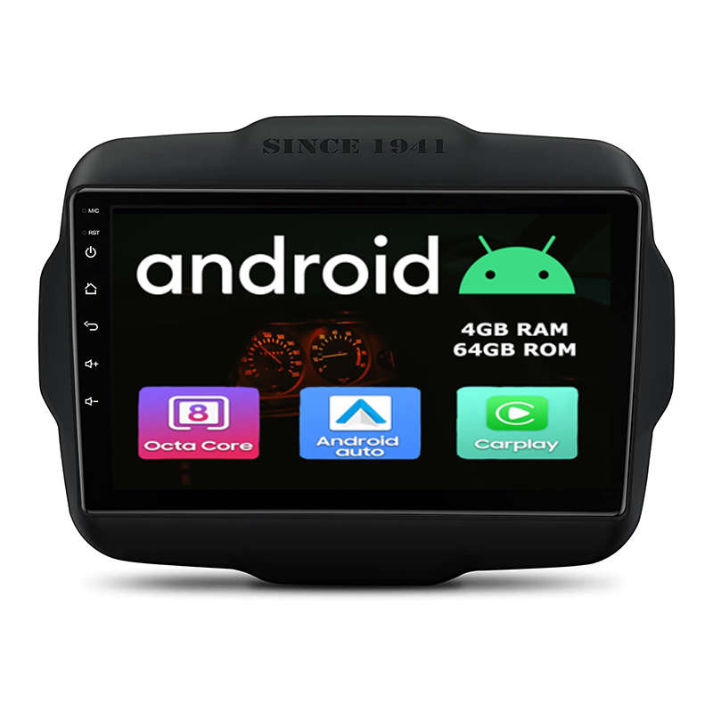 Jeep Renegade 2015 - 2020 Android GPS Navigation Bluetooth Radio Unit with Carplay