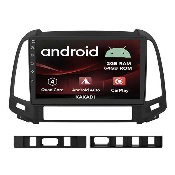 Hyundai  Santa fe 2006 - 2012 Android 2gb +64gb Navigation Radio With Carplay