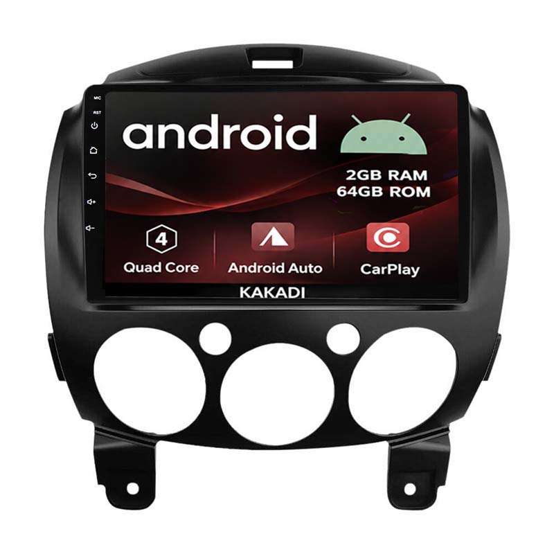 Mazda 2 2008 - 2014 Android 2gb + 64gb Navigation Radio With Carplay