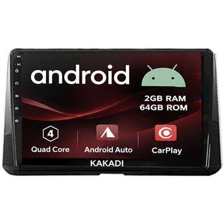 Toyota Corolla 2019 to 2025 Android 2gb + 64gb Navigation Radio With Carplay