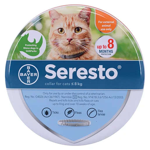 Seresto Flea and Tick Control Collar Cats 8 Month Protection