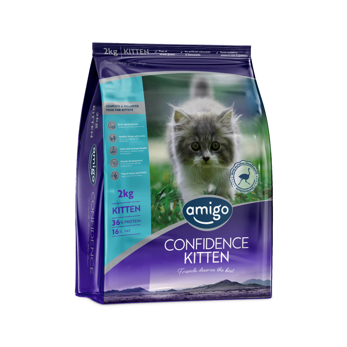 Amigo Confidence Kitten 2Kg
