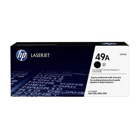 HP 49A Black Original LaserJet Toner Cartridge (Q5949A)
