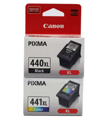 Canon PG 440 XL/CL441XL Black 440XL & Tri-Color 441XL Ink Cartridge New