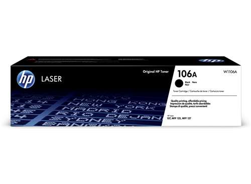HP 106A Original Black Toner Cartridge - (Genuine Product)