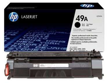HP 49A Black Original LaserJet Toner Cartridge (Q5949A)