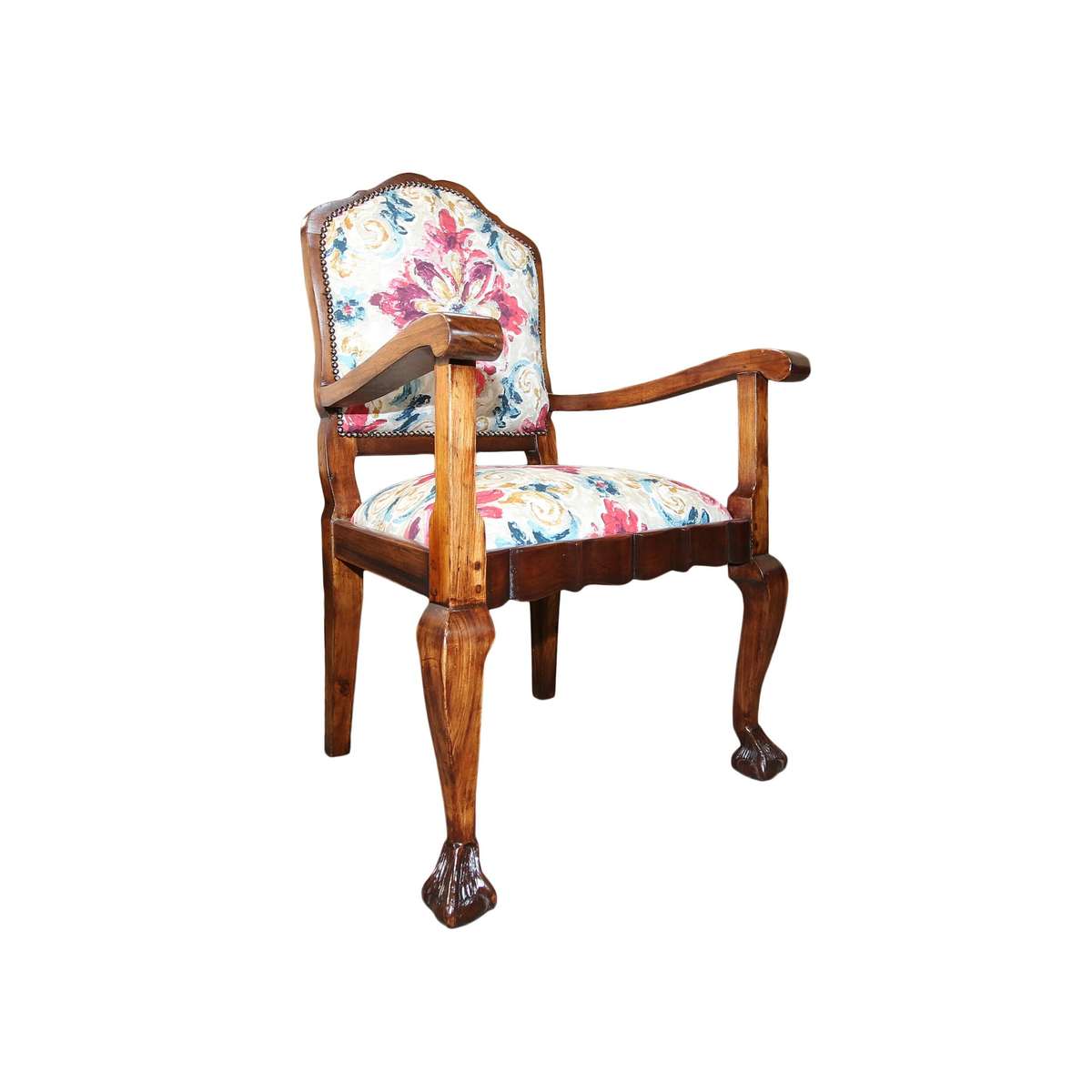 Antique Imbuia Ball and Claw Chairs