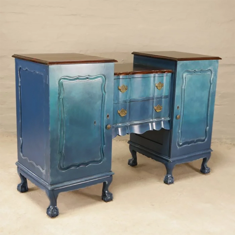 Sideboard with an Ombre Touch