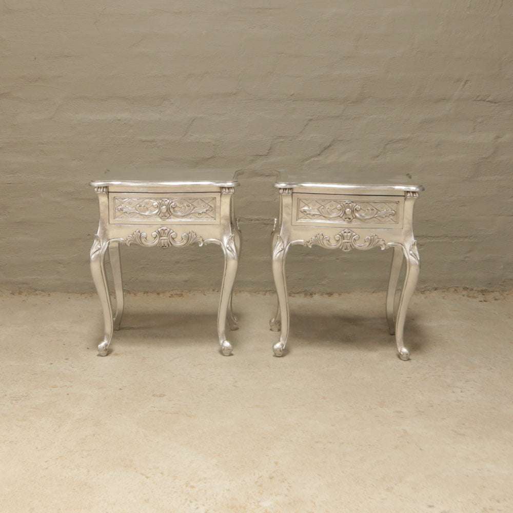 Queen Anne Pedestals in Silver